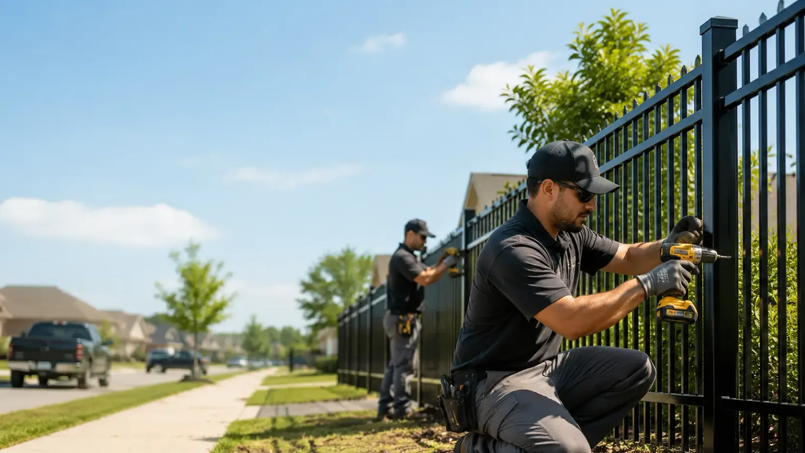 Metal Fence Installation in Medina, TX